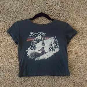 hollister baby tee